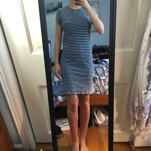 Stripped mini dress